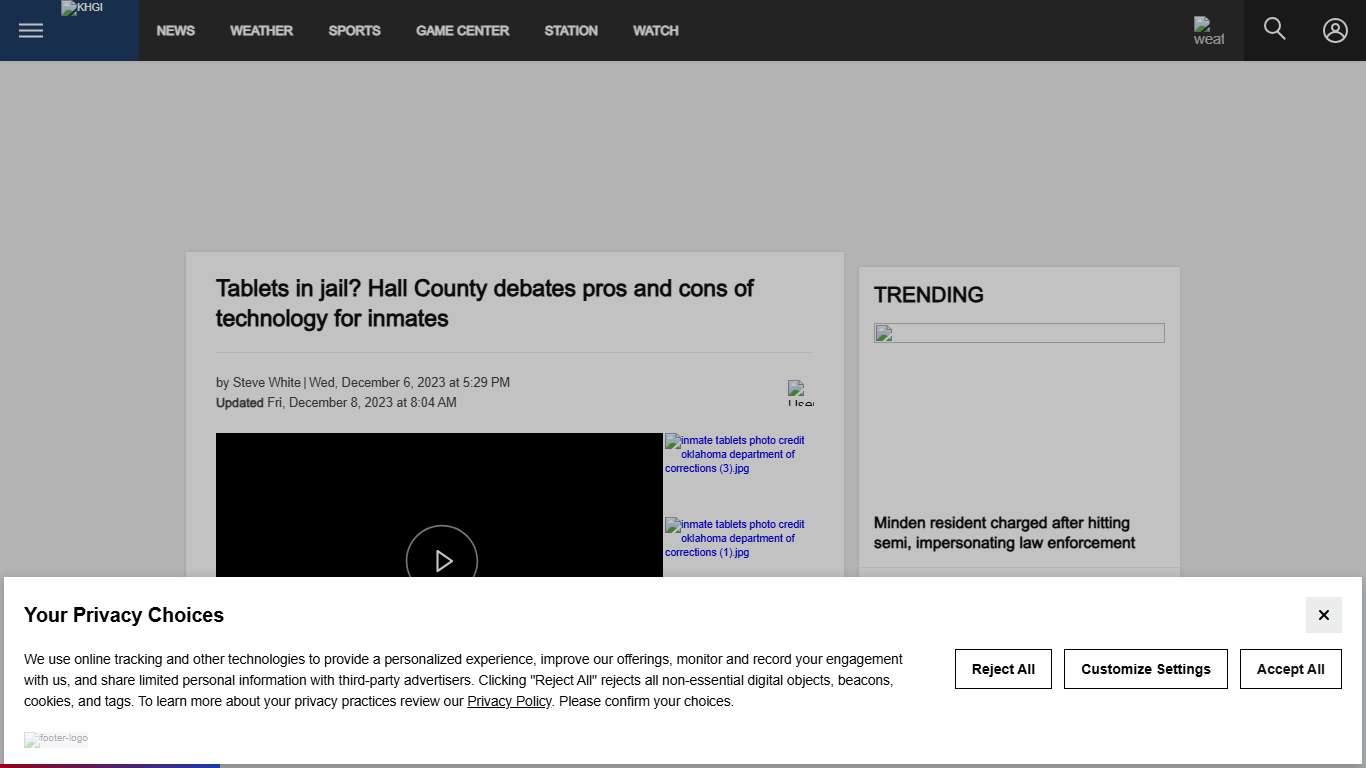 Tablets in jail? Hall County debates pros and cons of technology for inmates